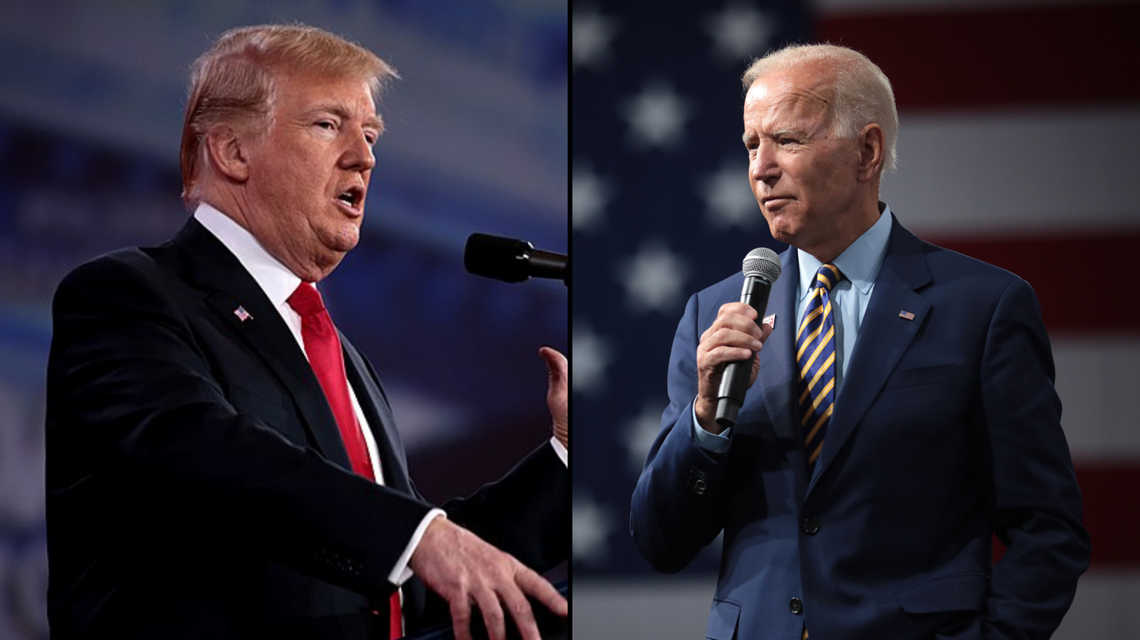 President Joe Biden speaking at the WHCA dinner, with a humorous expression on his face.